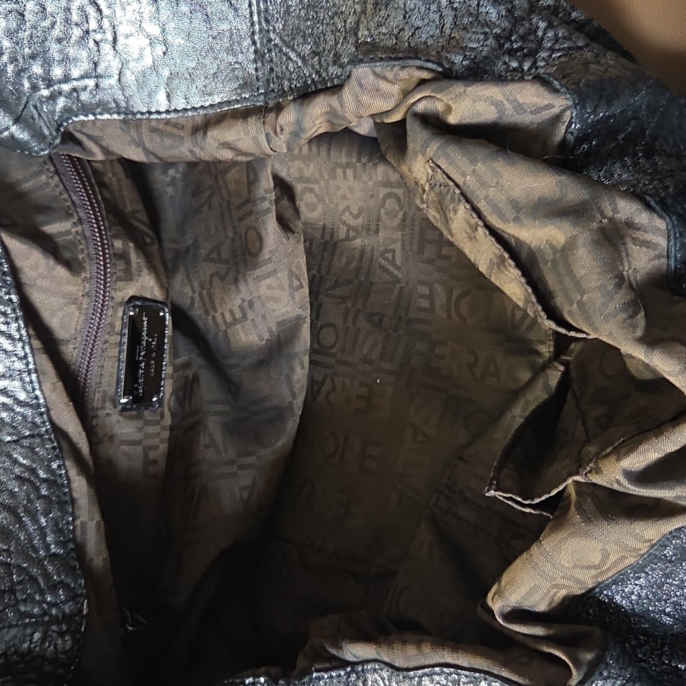 Salvatore Ferragamo AUTH. Gunmetal Bag - Picture 8 of 11